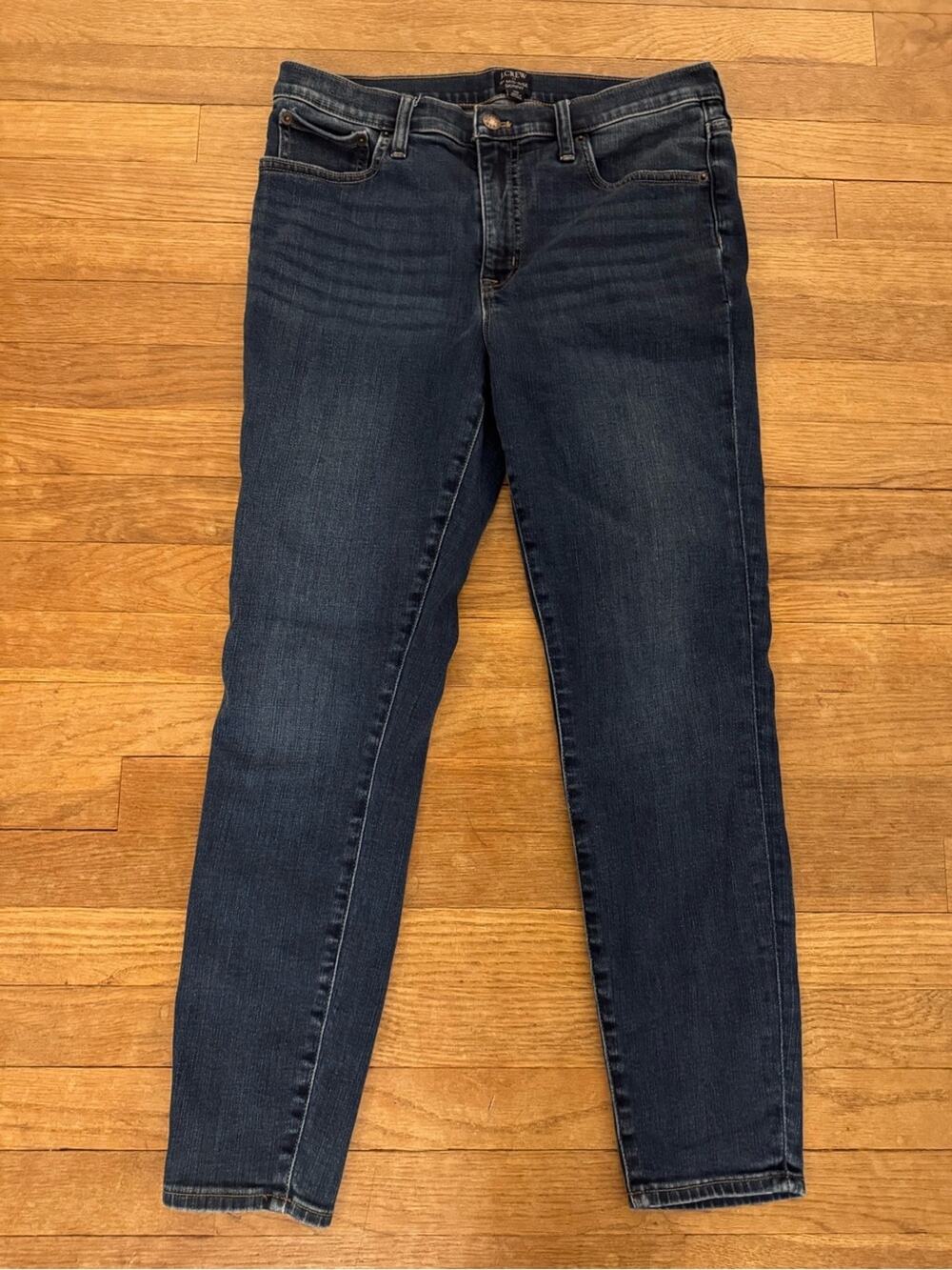 J.Crew Women's Blue Mid-Rise Skinny Jeans - Size 29 (Actual Waist 30")
b94